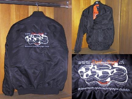D.A. Bomberjacke m. Emblem
