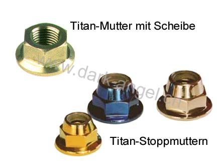 J-Titan-Muttern mit Scheibe + Stopp d.-a.