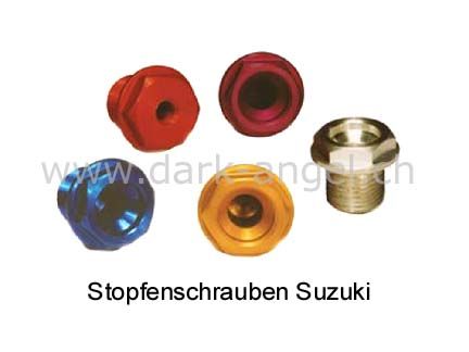 J-Stopfenschrauben Alu Suzuki d.-a.