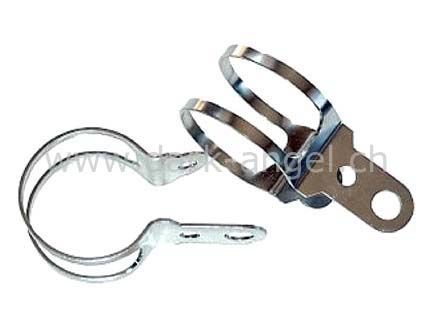 MM-Lampenhalter Chrom kurz d.-a.